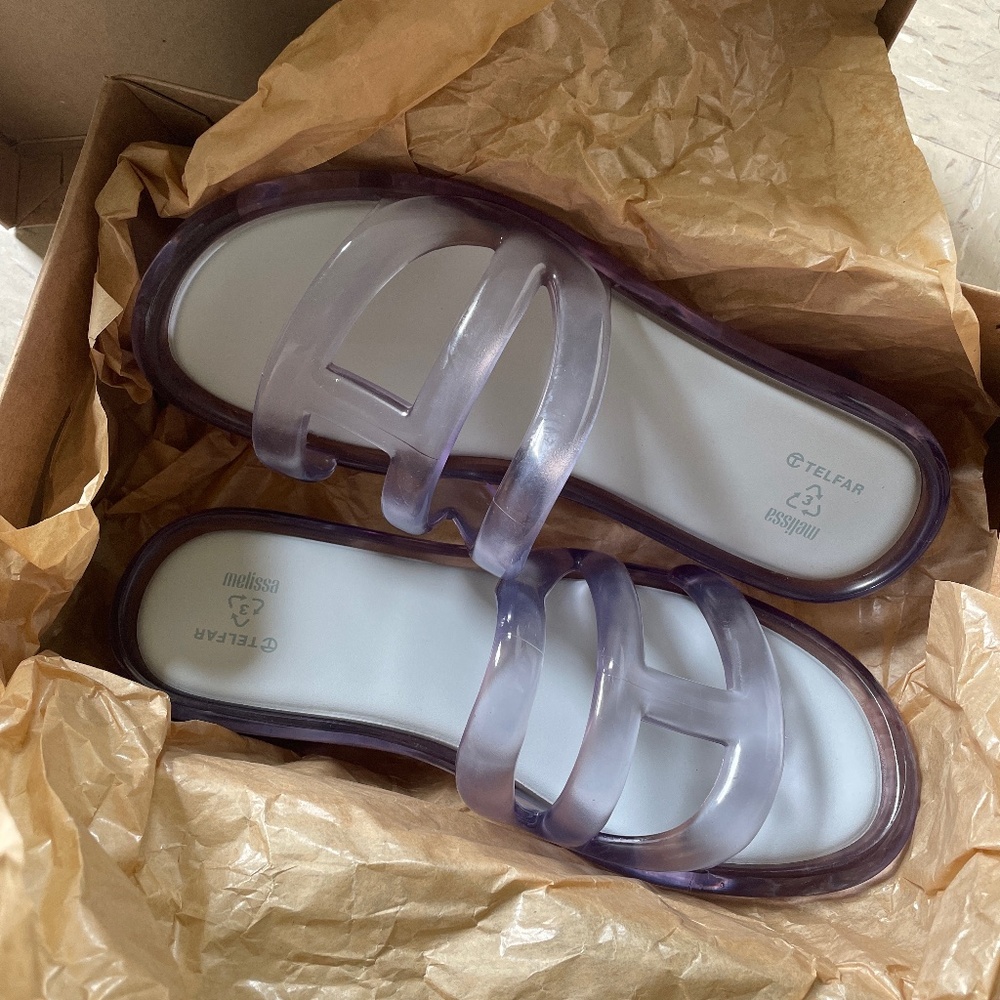 Melissa X Telfar Jelly Slides